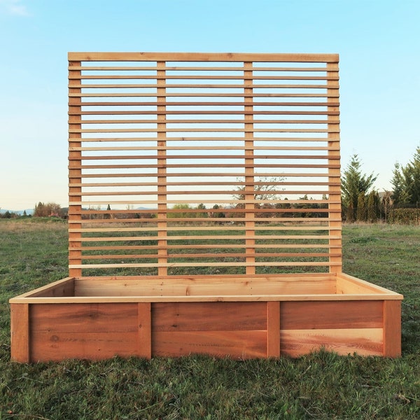 Cedar Raised Garden Bed with Trellis Step by Step Building Plans | Garden Bed | Planter Box INSTANT DOWNLOAD PDF Plans