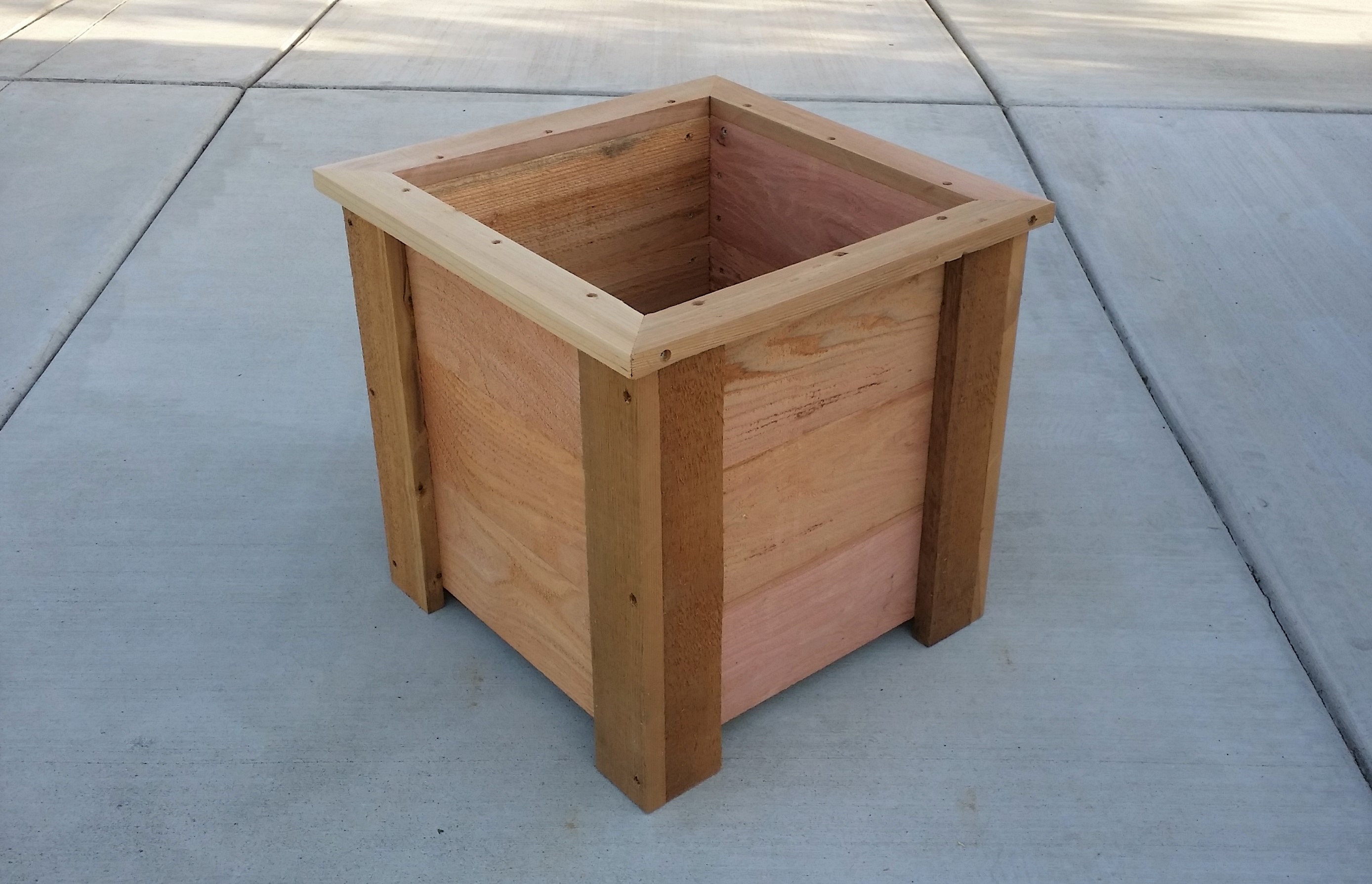 Cedar Planter Box Step by Step Plans 14in 18in & 24in Sizes Etsy