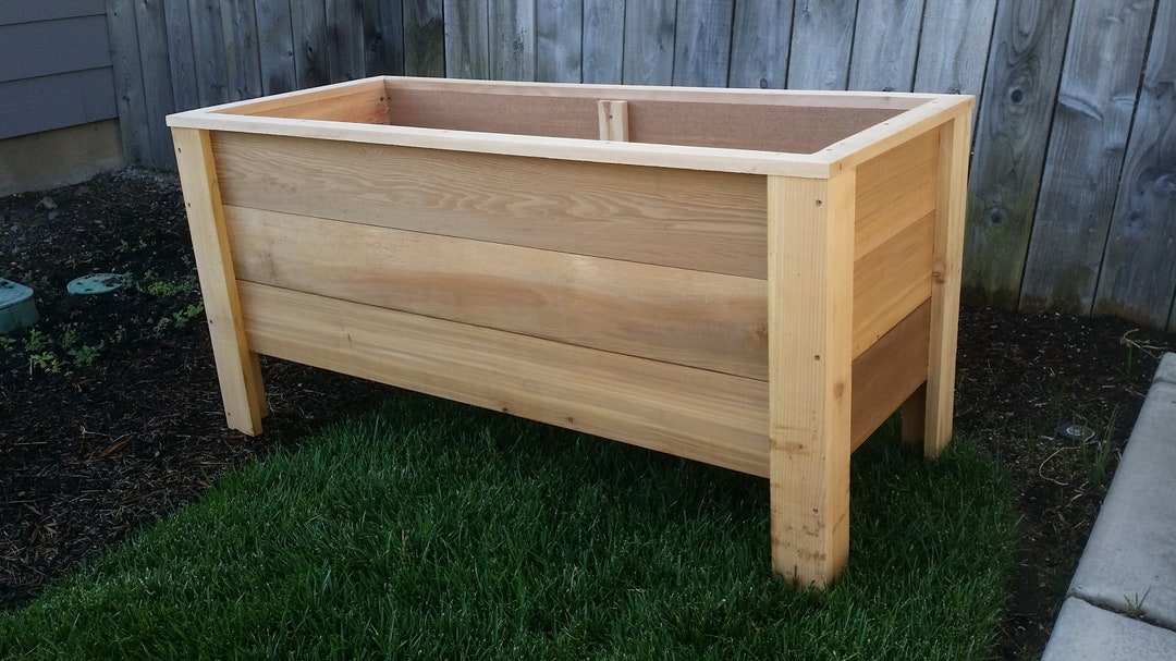 Cedar Raised Garden Planter Box Step by Step Plans 3ft & 4ft Sizes