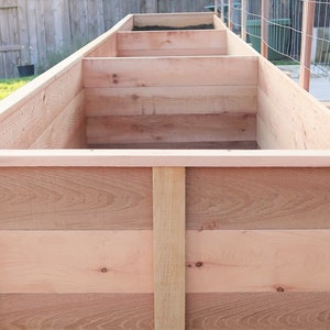 18 Foot Long Cedar Raised Garden Bed with Trellis Step by Step Building Plans | Garden Bed  | INSTANT DOWNLOAD PDF Plans