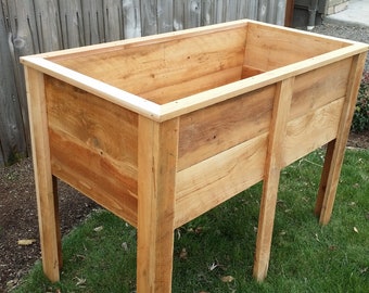 36&quot; Tall Raised Garden Planter Box Step by Step Building Plans | INSTANT DOWNLOAD PDF Plans