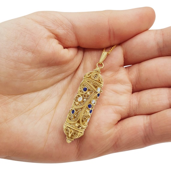 Mezuzah necklace best sale etsy
