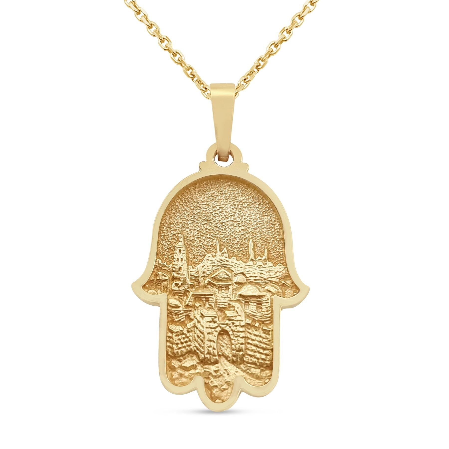 14k gold hamsa pendant deals