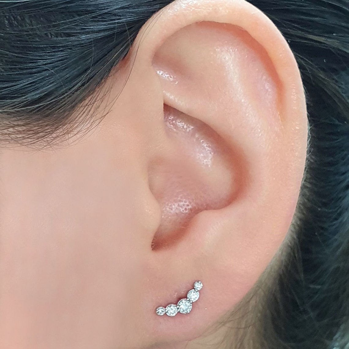 Diamond Dangle Climber Studs main image 1