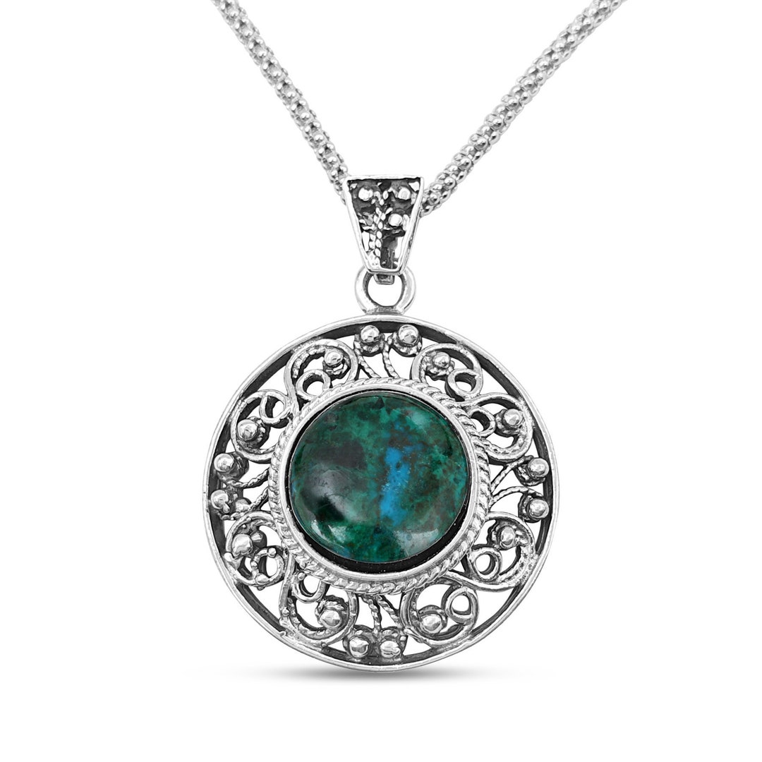 eilat-stone-pendant-sterling-silver-round-necklace-silver-filigree
