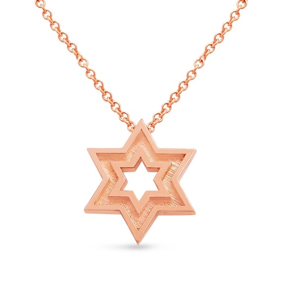 Small jewish deals star necklace