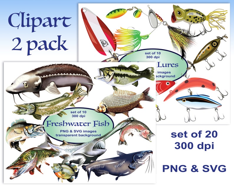Download Fishing Clipart SVG Clipart Fishing Lures Sports Clipart ...