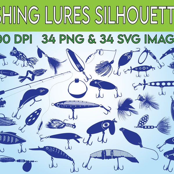 Fishing SVG Lake Lure Silhouettes