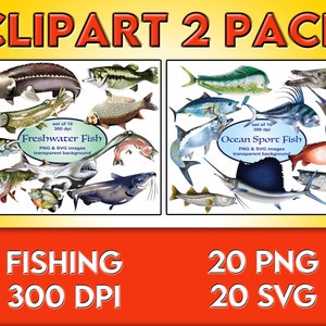 Fishing SVG Clip Art