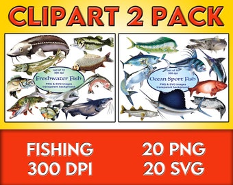 Fishing SVG Clip Art