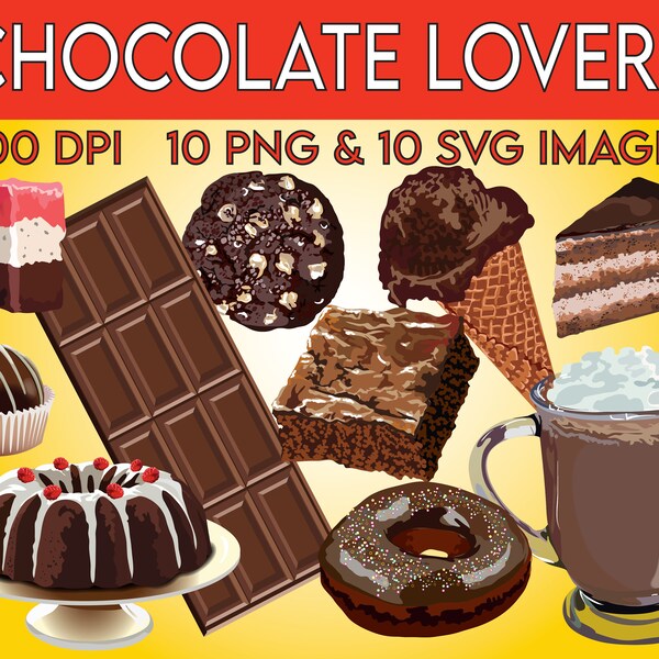 Food SVG Clipart Chocolate