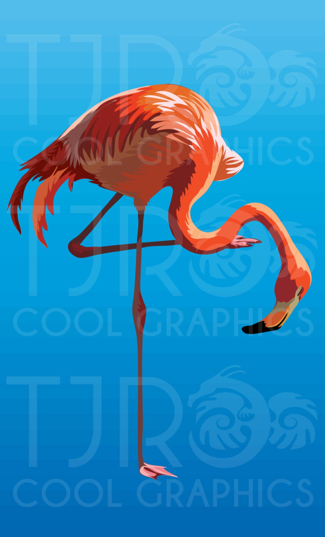 bright flamingo clipart bright flamingo clipart