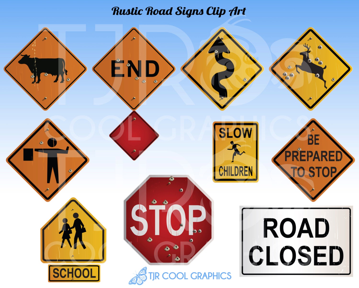 rustic road signs clipart svg clipart construction clip art etsy norway