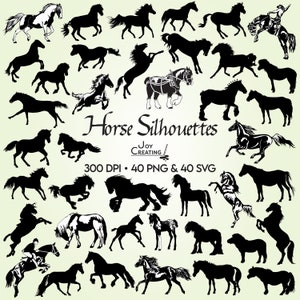 Horse Clipart, Silhouette Horse SVG