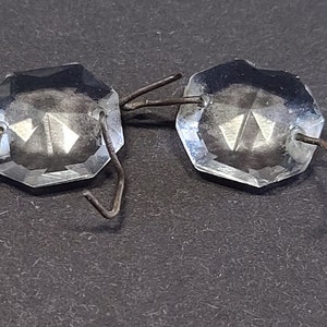 Vintage Antique Crystal Glass Chandelier Candelabra Prism Pendant Chain Bead Replacement Lighting Decor