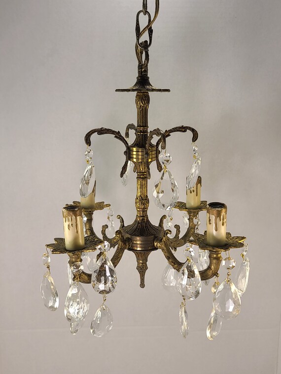 Vintage candelabra chandelier best sale