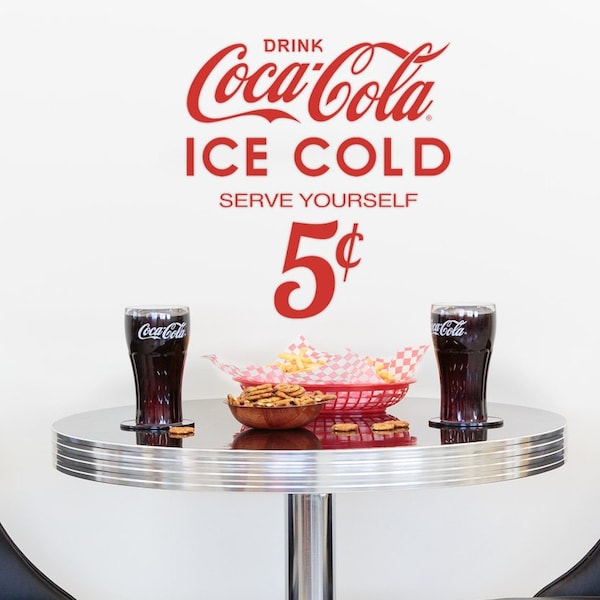 Coca Cola Decor Etsy