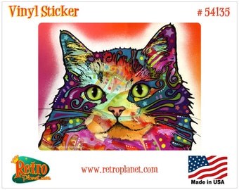 Ragamuffin Cat Pop Art Vinyl Sticker