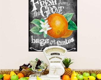 Fresh from the Grove Oranges Wall Decal - #54443