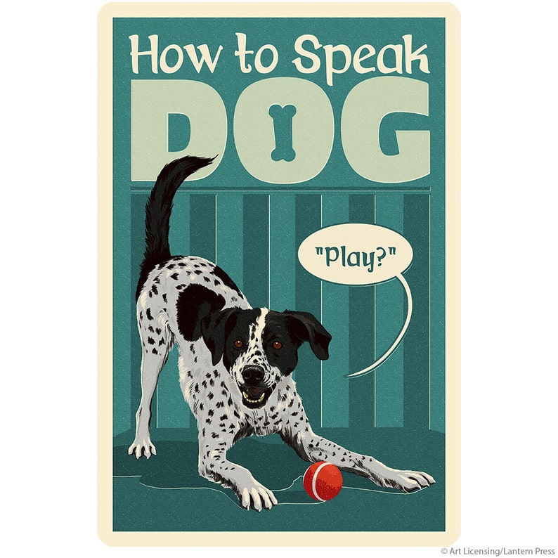 How to Speak Dog Play Ball Wall Decal