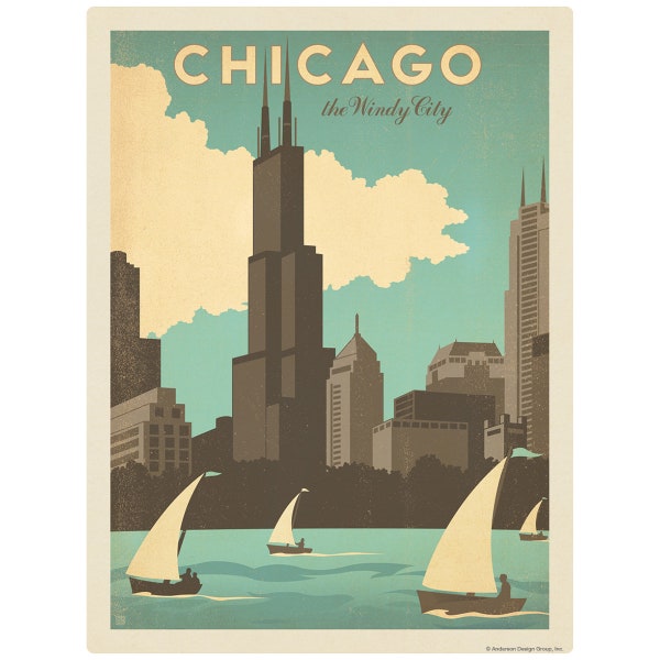 Chicago Wall Decal Etsy