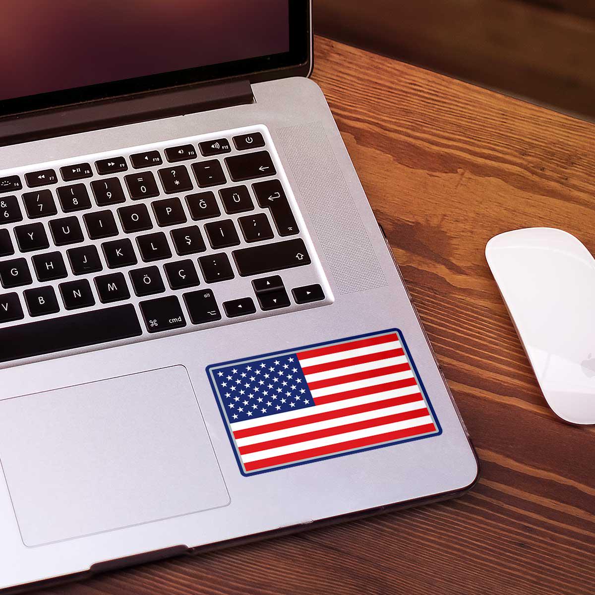 USA Flag Vinyl Sticker, Patriotic American Pride Decal - Etsy