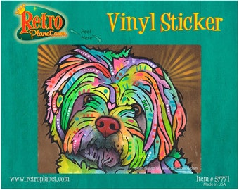 Maltese Dog Pop Art Vinyl Sticker