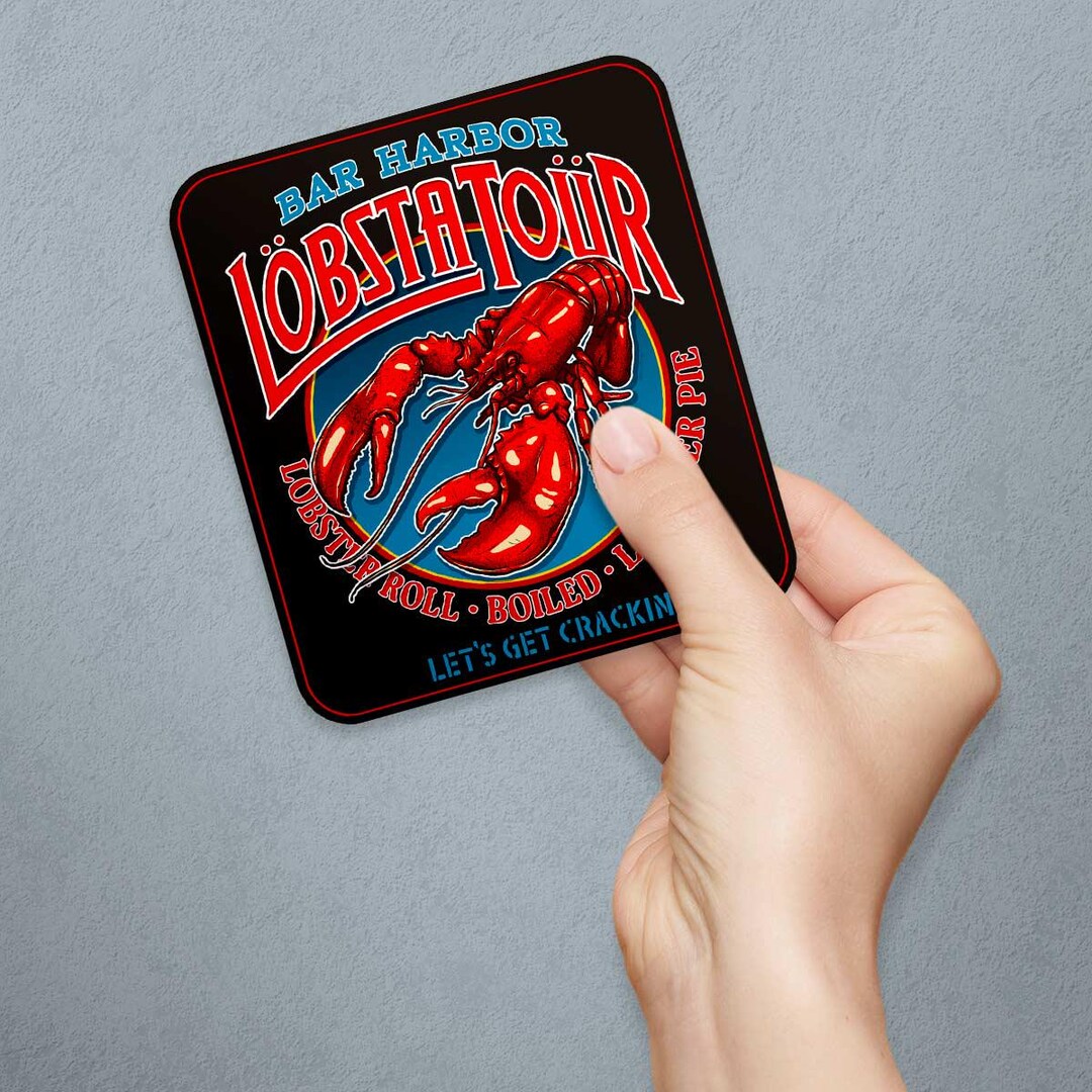 Bumper Sticker, Lobsta Tour Get Crackin' New England Die Cut