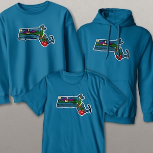 Massachusetts State Adult Unisex T-shirt, Sweatshirt, Hoodie, S-XXL, State Pride, Massachusetts Souvenir