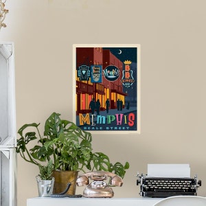 Memphis Tennessee Beale Street Decal Peel and Stick US Travel Souvenir ...