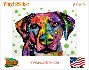 Rhodesian Ridgeback Dog Pop Art Vinyl Sticker