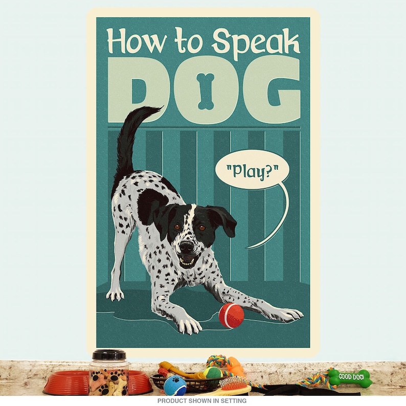 How to Speak Dog Play Ball Wall Decal