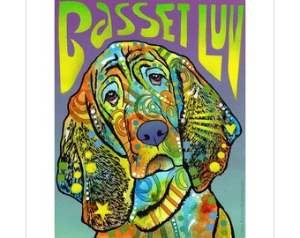 Features The Pop Art of Dean Russo Double Sided & Chrome Finish Enjoy It Basset Hound Keychain Features The Pop Art of Dean Russo Double Sided & Chrome Finish Enjoy It Basset Hound Keychain