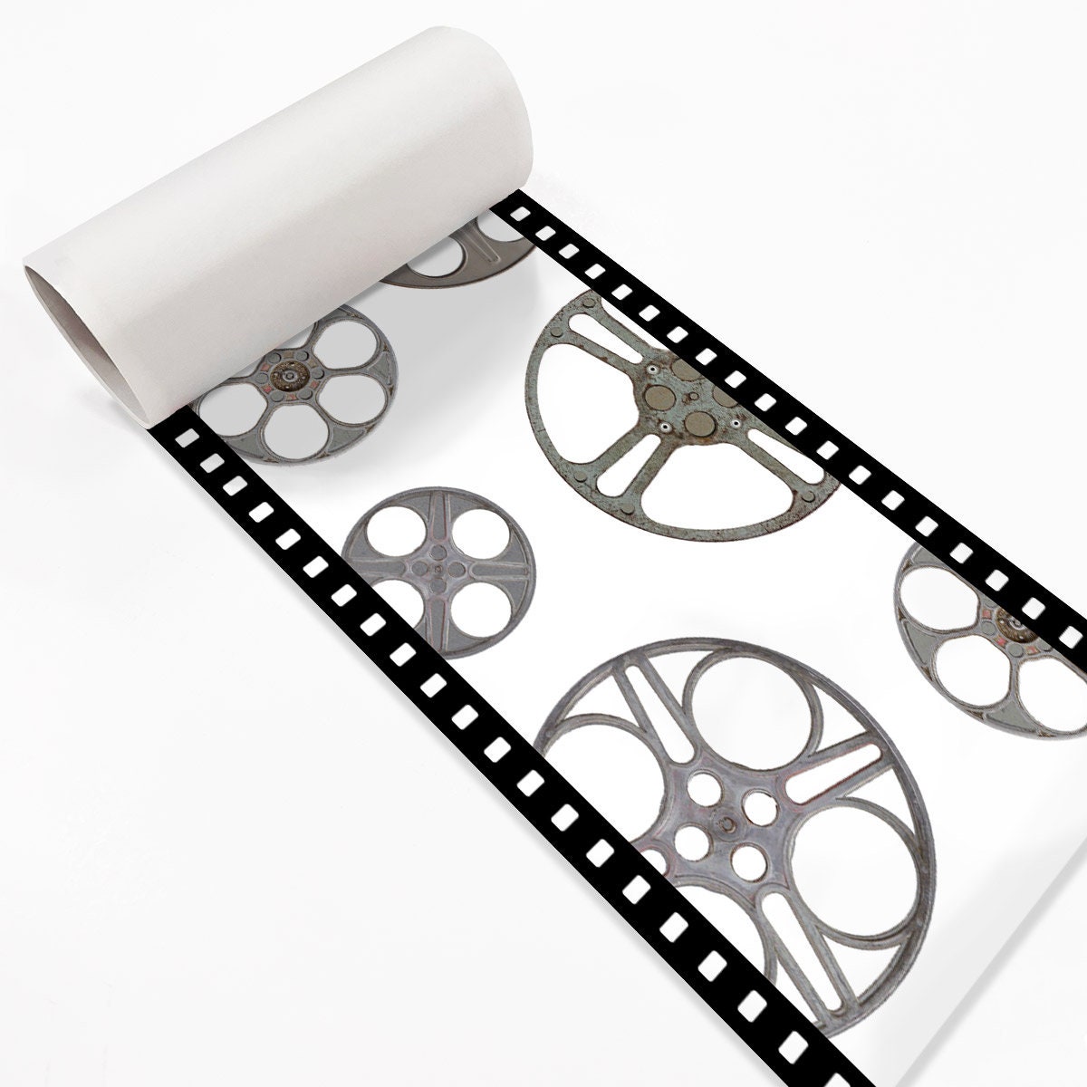 Theater Curtain Film Reels Peel & Stick Wall Border, Movie Room Decor, Home  Theater Wall Borders, Gameroom Wall Accent, Movie Lover's Decor 