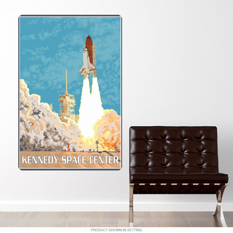 Kennedy Space Center Florida Shuttle Wall Decal