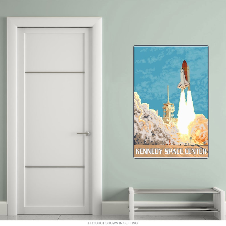 Kennedy Space Center Florida Shuttle Wall Decal