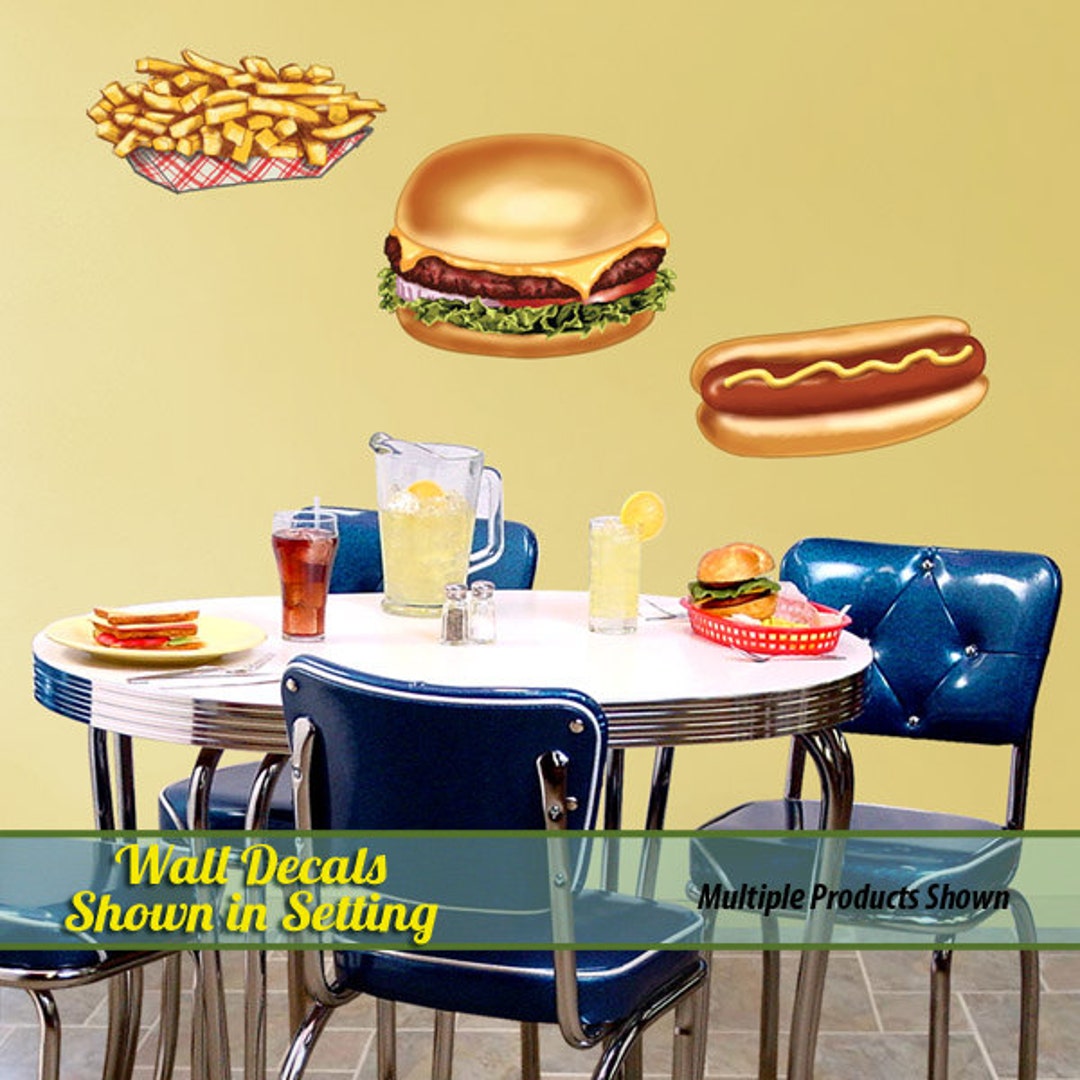 Hamburger Restaurant Table And Chair
