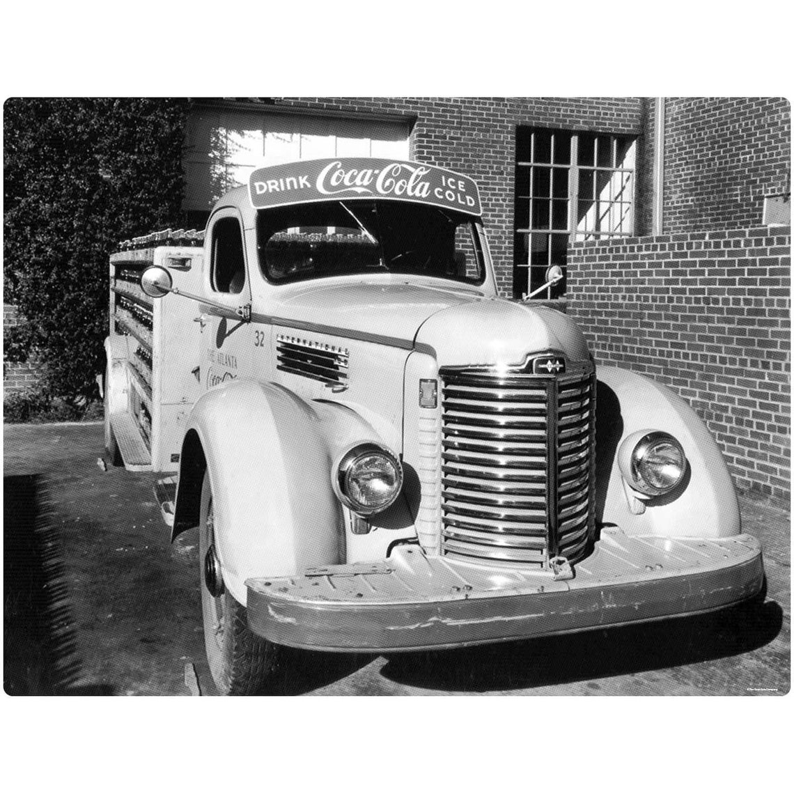 Coca-Cola Delivery Truck 1940s Wall Mural Decal image 0