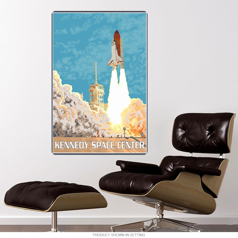 Kennedy Space Center Florida Shuttle Wall Decal