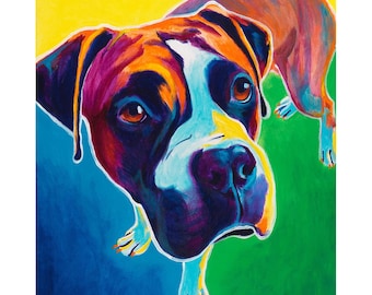 Leo Boxer Dog Wall Decal