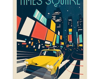 Times Square New York City Peel & Stick Wall Decal