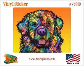 Newfoundland Dog Pop Art Vinyl Sticker