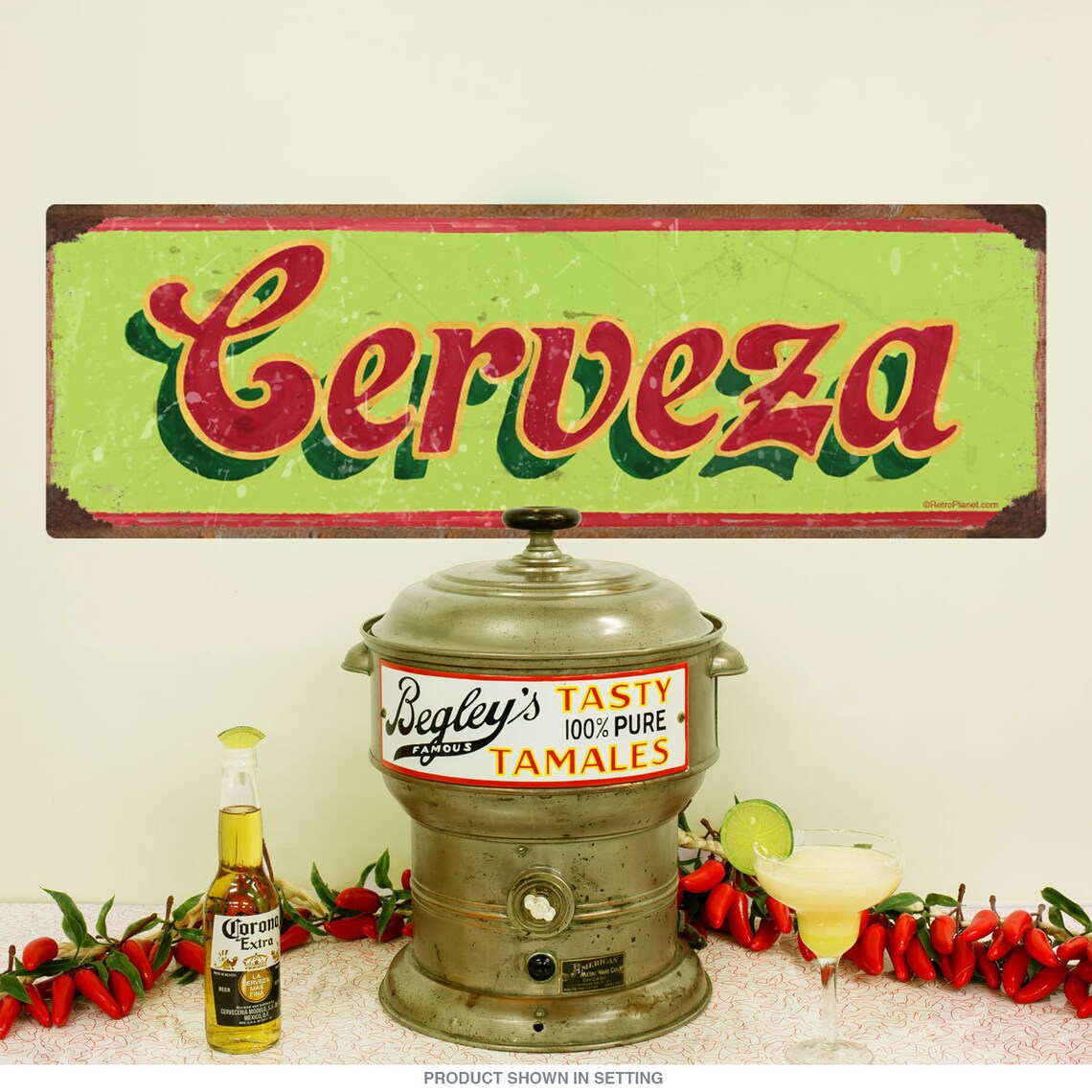 Cerveza Mexican Beer Wall Decal Green - Etsy