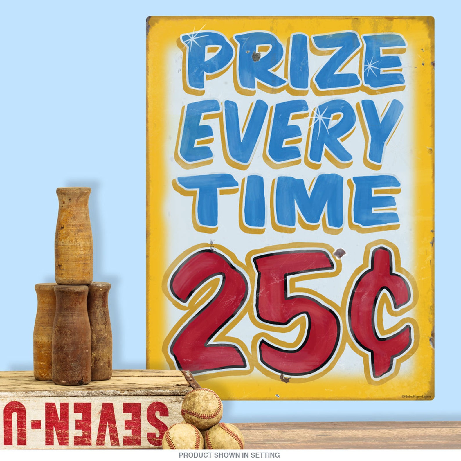 Prize Every Time Carnival Game Wall Decal - Etsy
