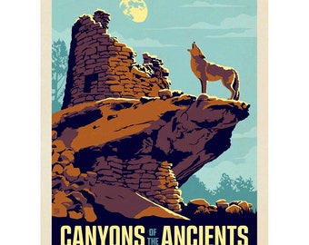 Canyons Of The Ancients Vinyl Sticker, Colorado Travel Souvenir