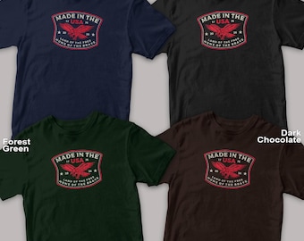 Made In The USA 1776 - 2026 T-Shirt, Adult Unisex Patriotic T-shirt, S-XXL, Gifts for Patriots
