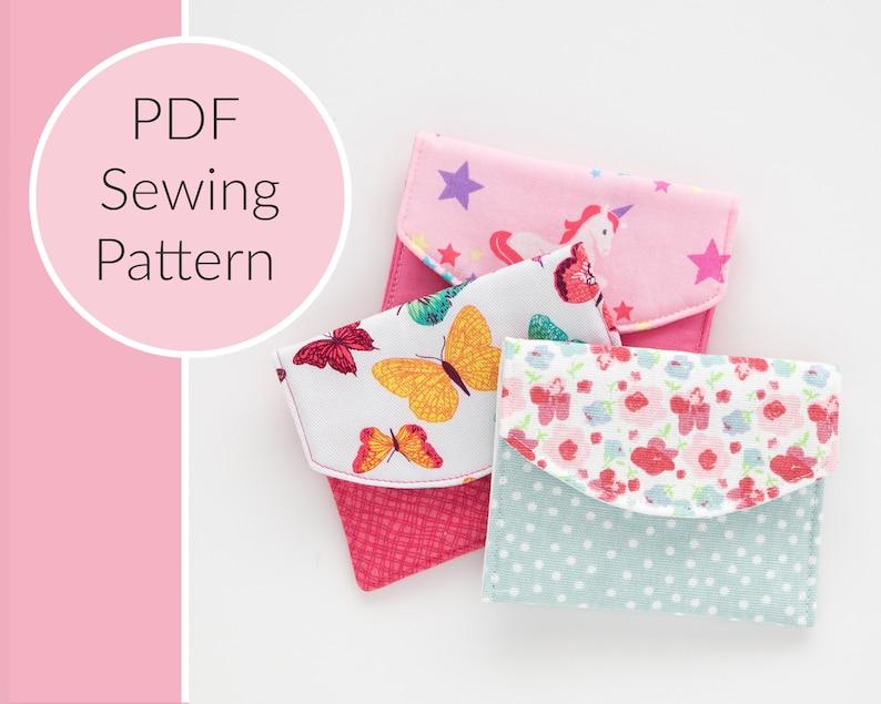 Coin Purse Mini Pouch PDF Sewing Pattern