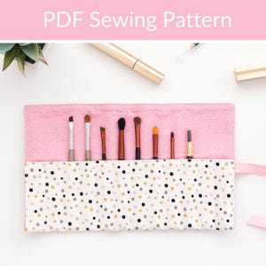 Makeup Brush Holder PDF Sewing Pattern