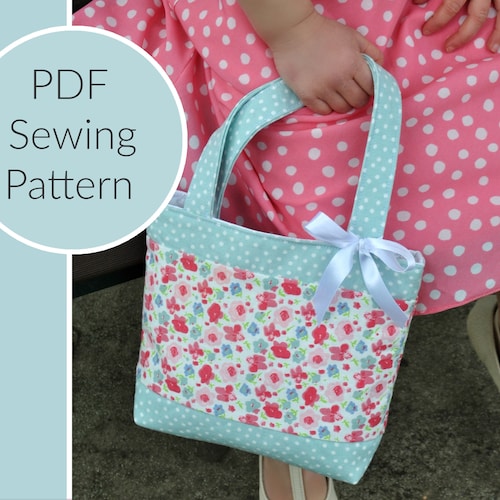 Easy Sewing Pattern for Kids Tote Bag - Etsy