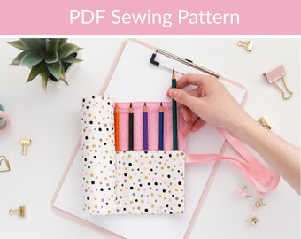 Beginner Sewing Pattern, Pencil Case Sewing Pattern, Easy Sewing Pattern